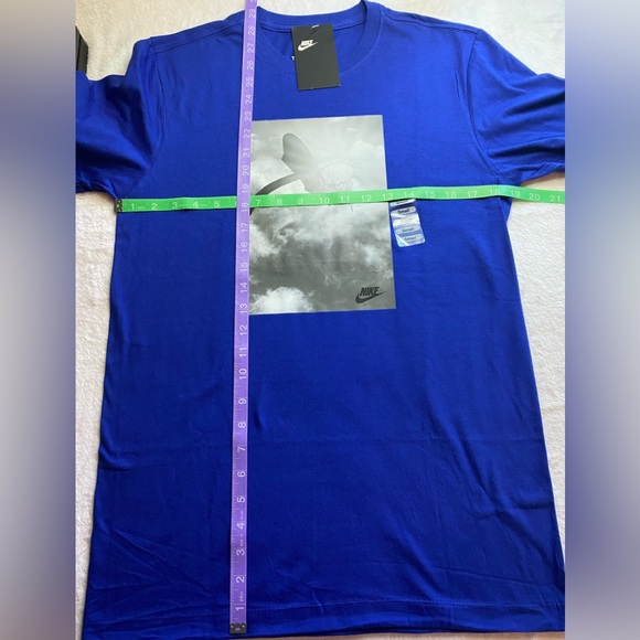 Nike Men's Blue Old Royal Basketball Court Graphic Tee T-Shirt Sz S $30. - Picture 6 of 7